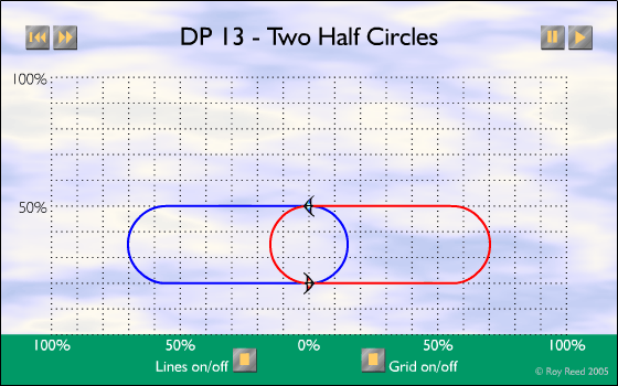 DP-13 - Two Half Circles