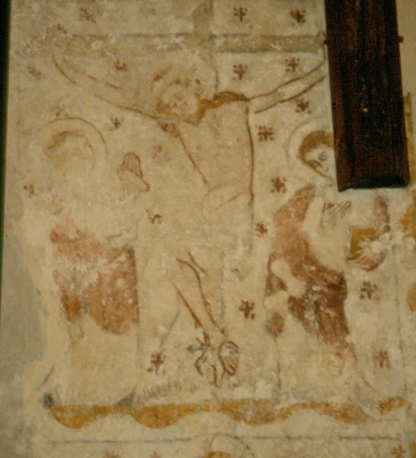 Crucifxion, with Mary and John, Chalfont St Giles