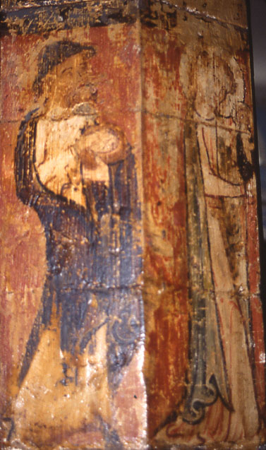 Presentation in the Temple, detail, Joseph & doves