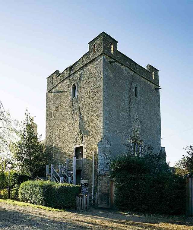 Longthorpe Tower - a rather forbidding exterior