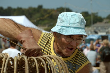 Making Lobster Pots the Old Way