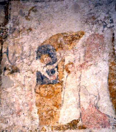 Virgin saves the Jewish boy from the furnace, Chalfont St Giles