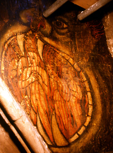 Doom, Holy Trinity, Coventry, detail, mouth of Hell
