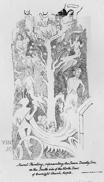 Crostwight, Tree of Deadly Sins, Victorian drawing