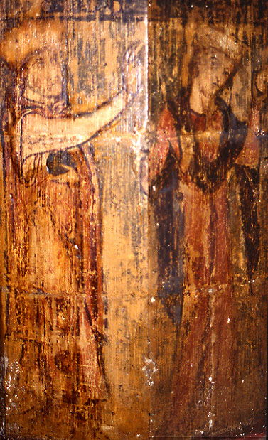 Adoration of the Magi, Faversham, detail, 2 Magi