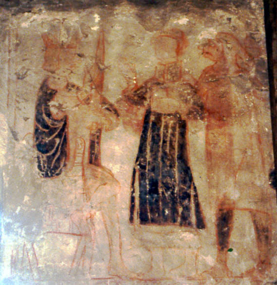 North Stoke, Martyrdom of St Stephen, Stephen before the High Priest