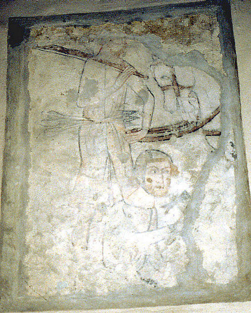 St Eloi shoeing a possessed horse, Wensley