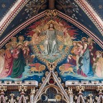 Christ in Majesty in the vault above the reredos