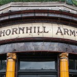 Beautiful tiles and lettering on the Thornhill Arms pub