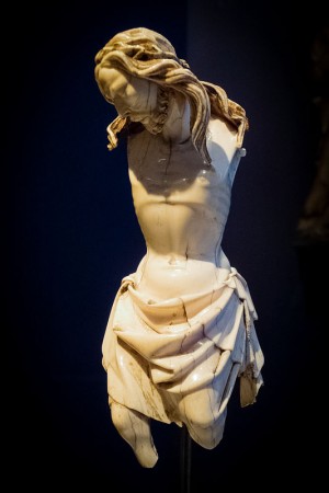 Ivory Statuette - Christ Crucified - c1300