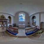 Panorama of Tudely Church chancel