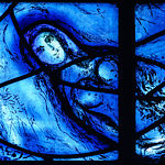 Detail of a drowned girl in the memorial east window