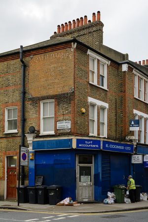 United Dairies - junction of Landor Road and Hubert Grove