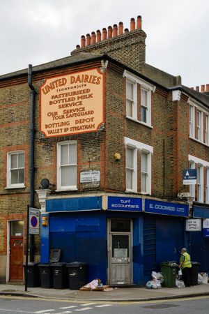 United Dairies - junction of Landor Road and Hubert Grove