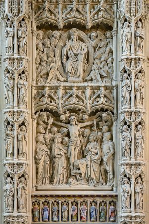 Christ in Majesty and the Crucifixion