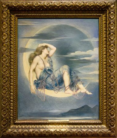 'Luna' by Evelyn De Morgan, 1885