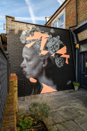 Street Art Portrait, Maple Road